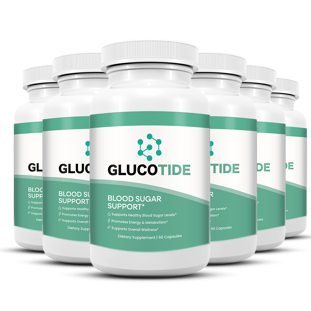 Glucotide six bottle package